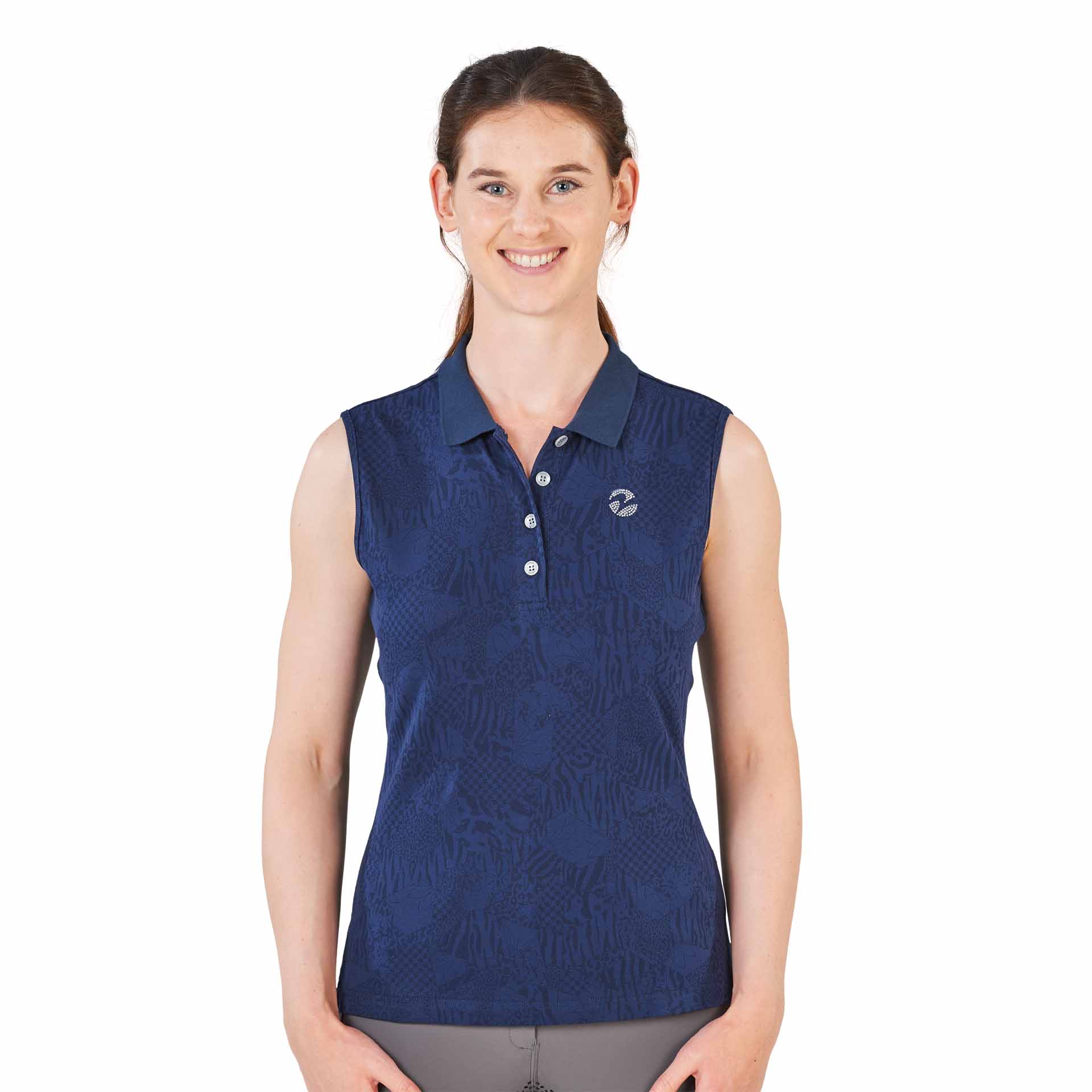 BUSSE Polo-Shirt, SHANON, sleeveless