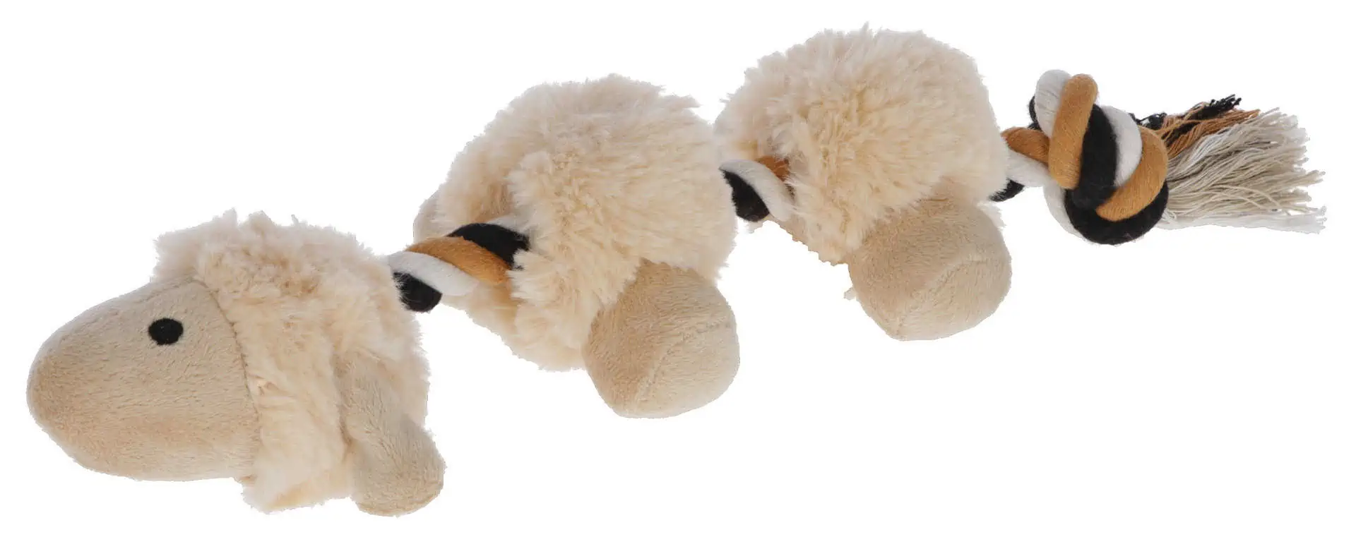 Shaggy Lamb with Cotton Rope, 39 cm