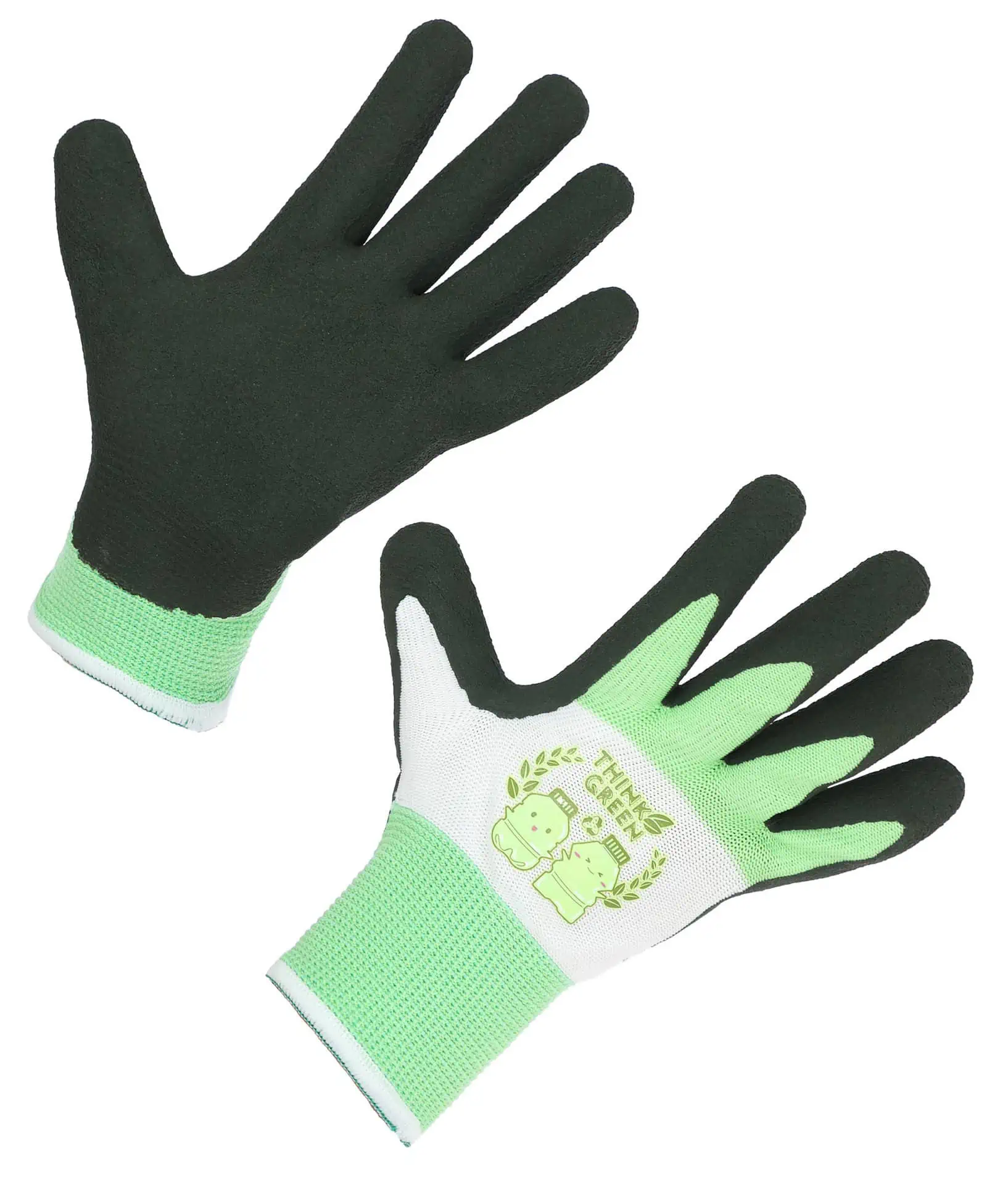 Kids Glove Think Green Sprout Latex Coated