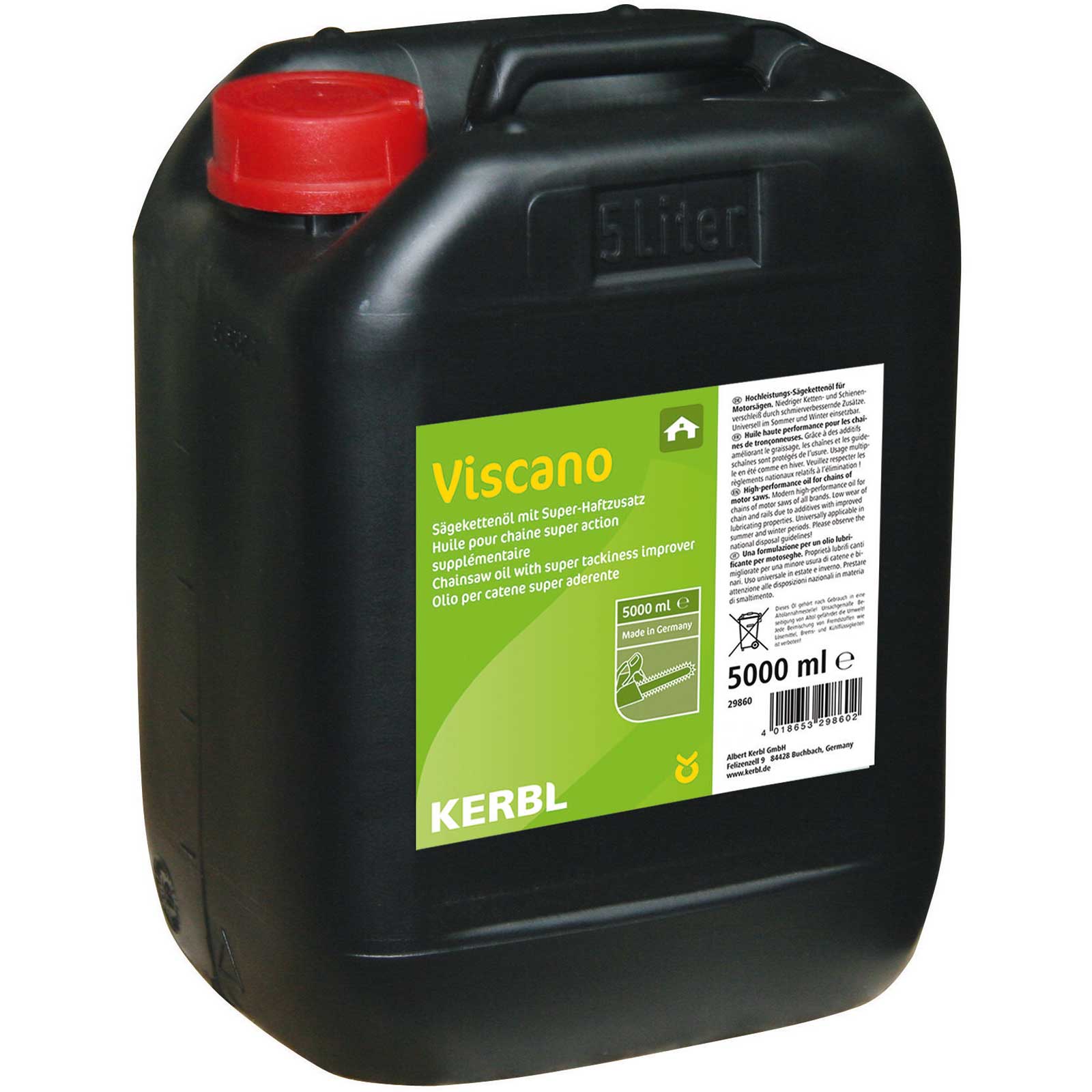 Kerbl Viscano Chainsaw Oil H 5 L