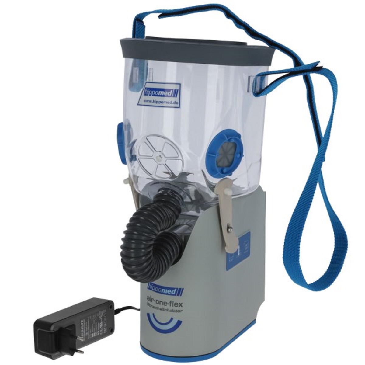 Ultrasound Inhaler Horse AirOne Flex incl. Mask, Battery