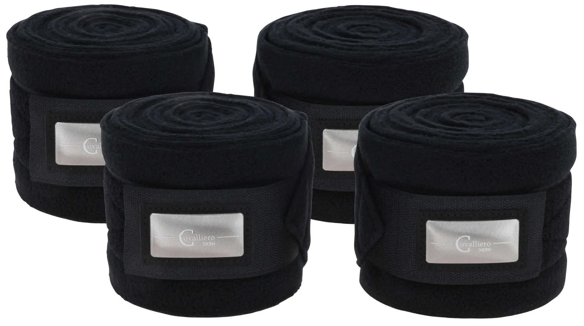 Covalliero Fleece Bandages CovallieroTherm black (4 pcs)