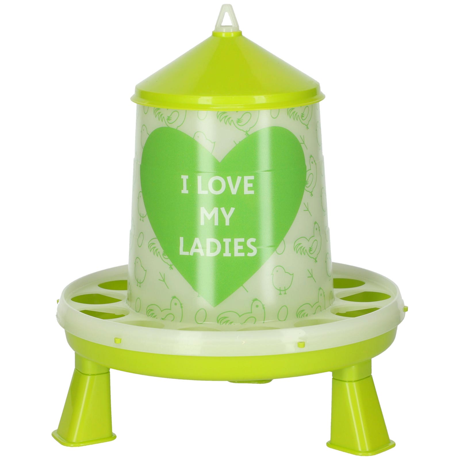 Feeder with feet "i love my ladies 2,4 Liter