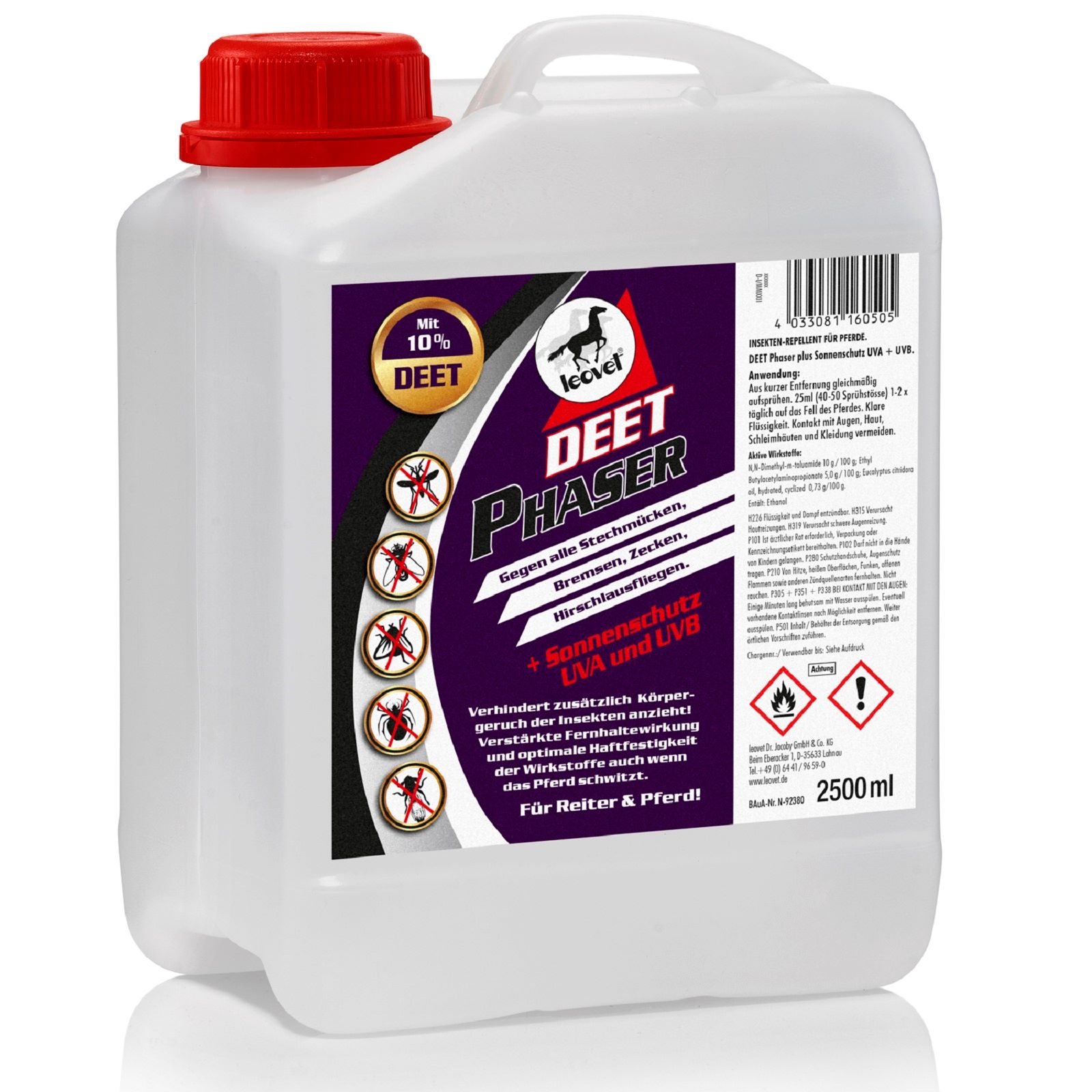 Leovet DEET Phaser Insect Repellent Canister 2.5 l