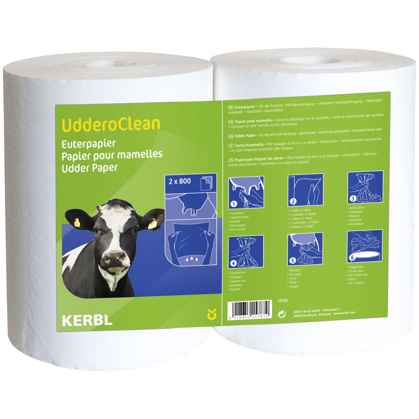 Kerbl Udder Paper Uddero Clean