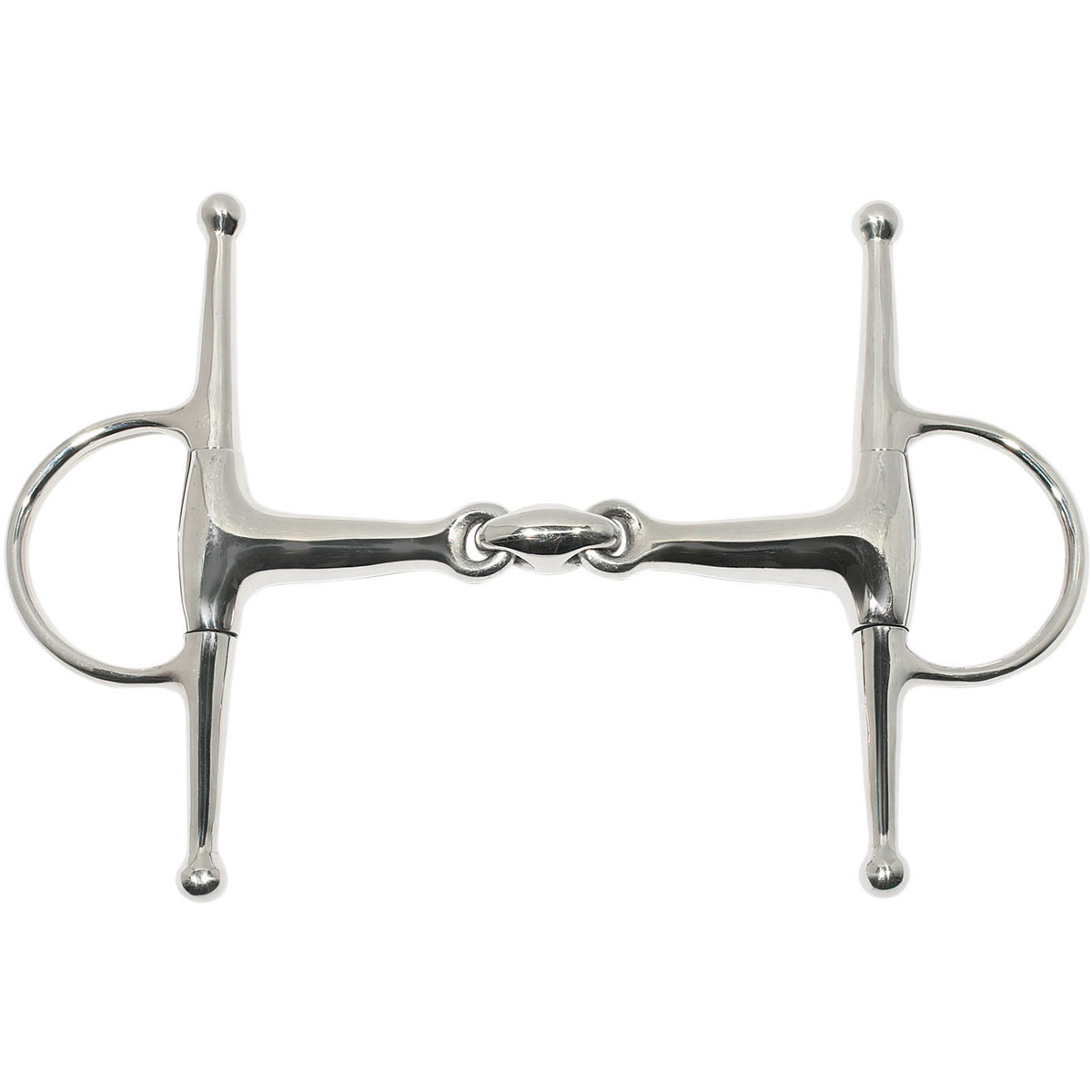 BUSSE Full-Cheek Snaffle EDELSTAHL, French-link