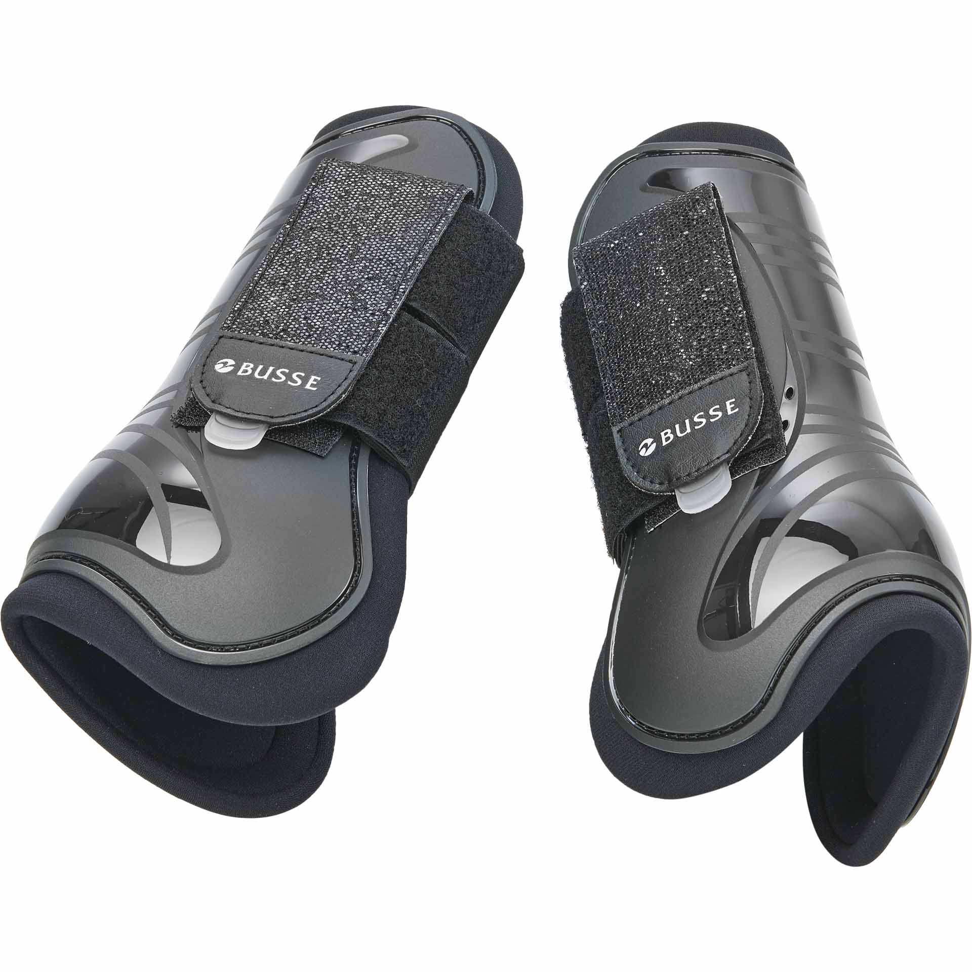 BUSSE Tendon Boots BOUNCE GLITTER Pony black black