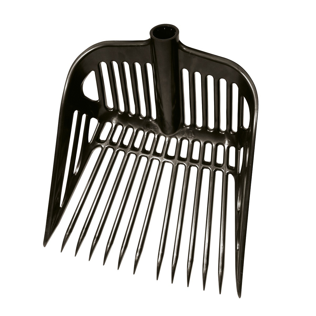 Stable spreading muck fork