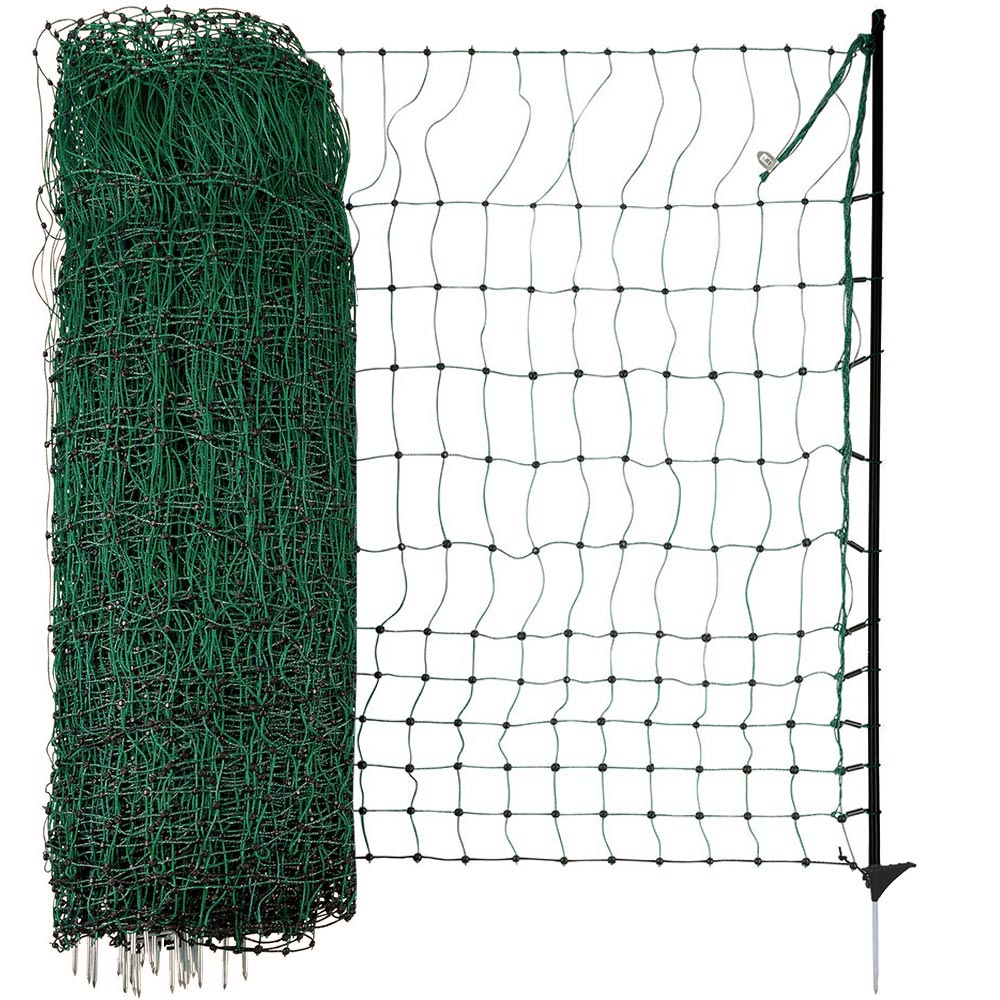 Agrarzone Poultry Net Premium Fiber electrificable, green
