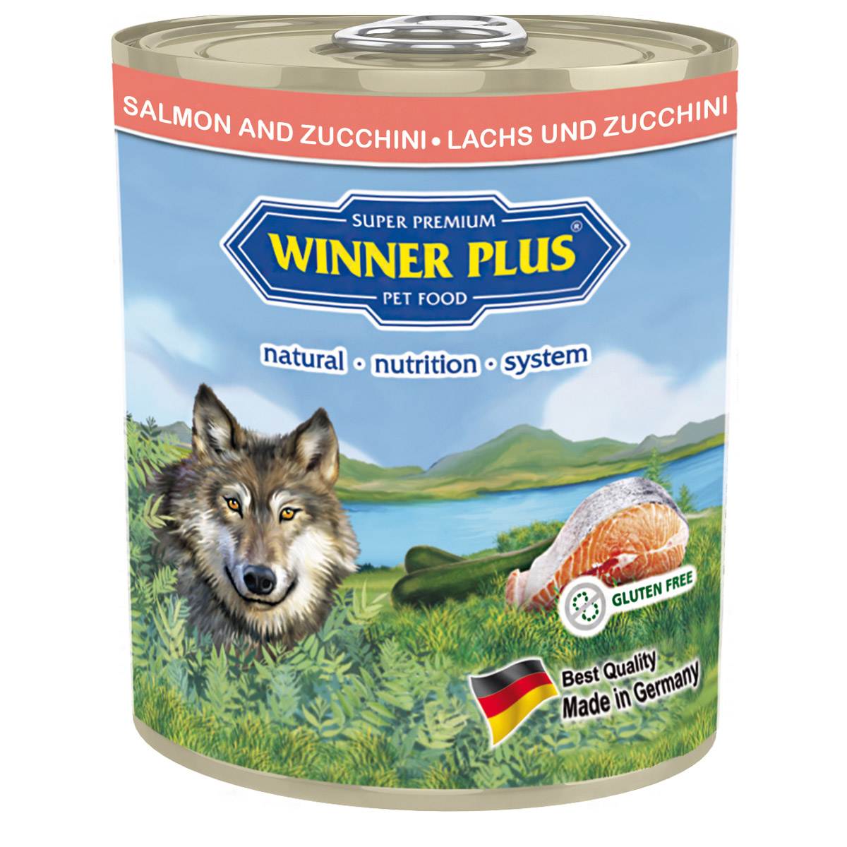 Winner Plus Salmon & Zucchini 6 x 800 g
