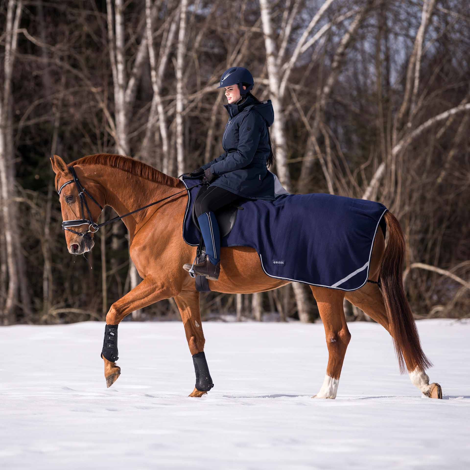 BUSSE Exercise Sheet FLEECETRAINER III 125 navy