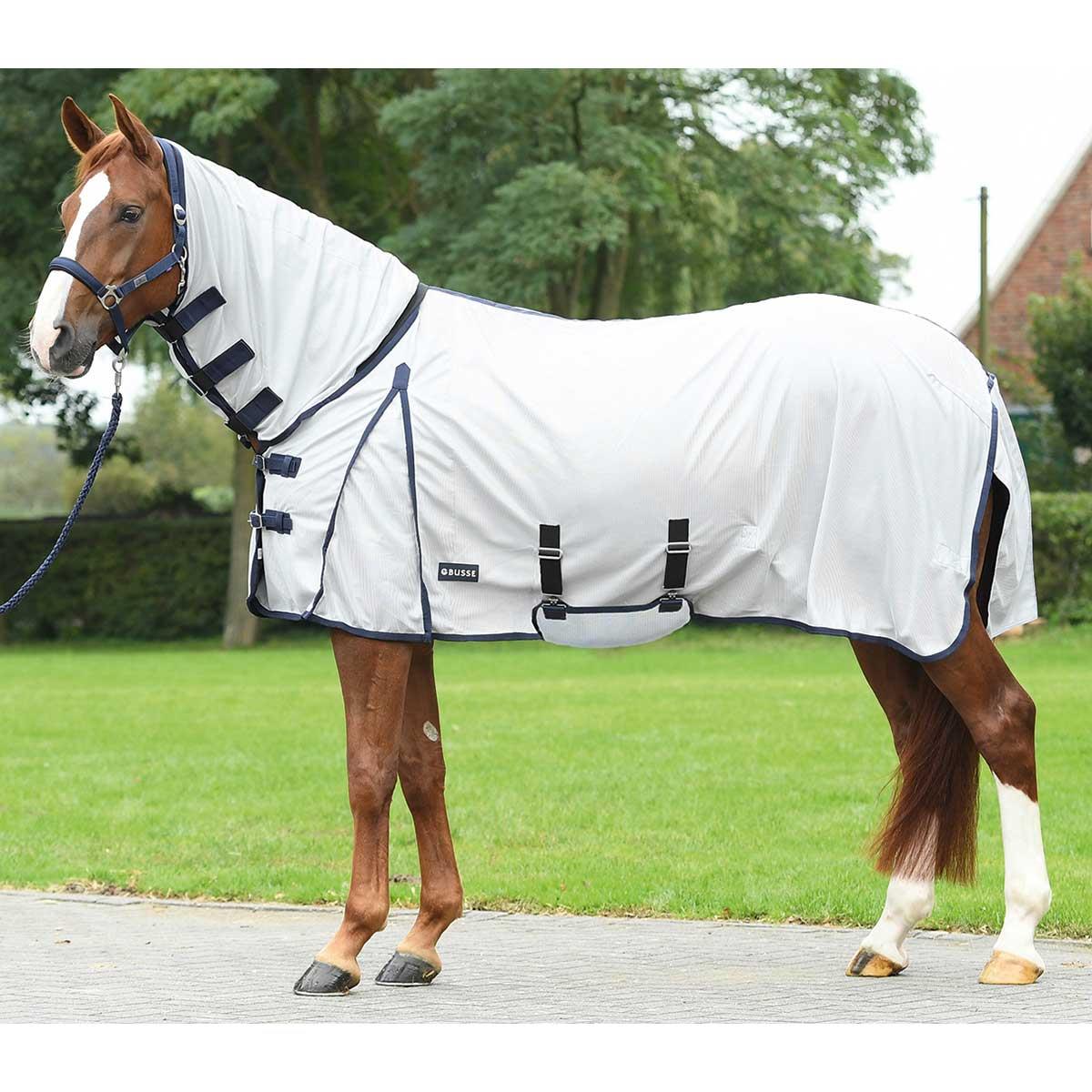 BUSSE Paddock Fly Sheet COMFORT silver (navy) 115