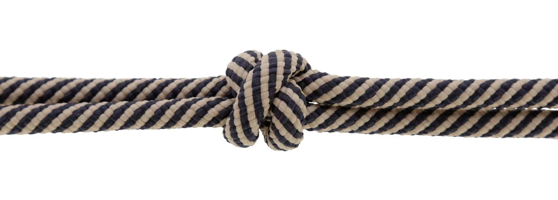 Knotted Halter Pony navy/beige