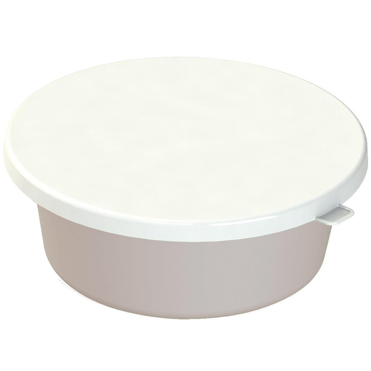 Lid for feeding bowl white