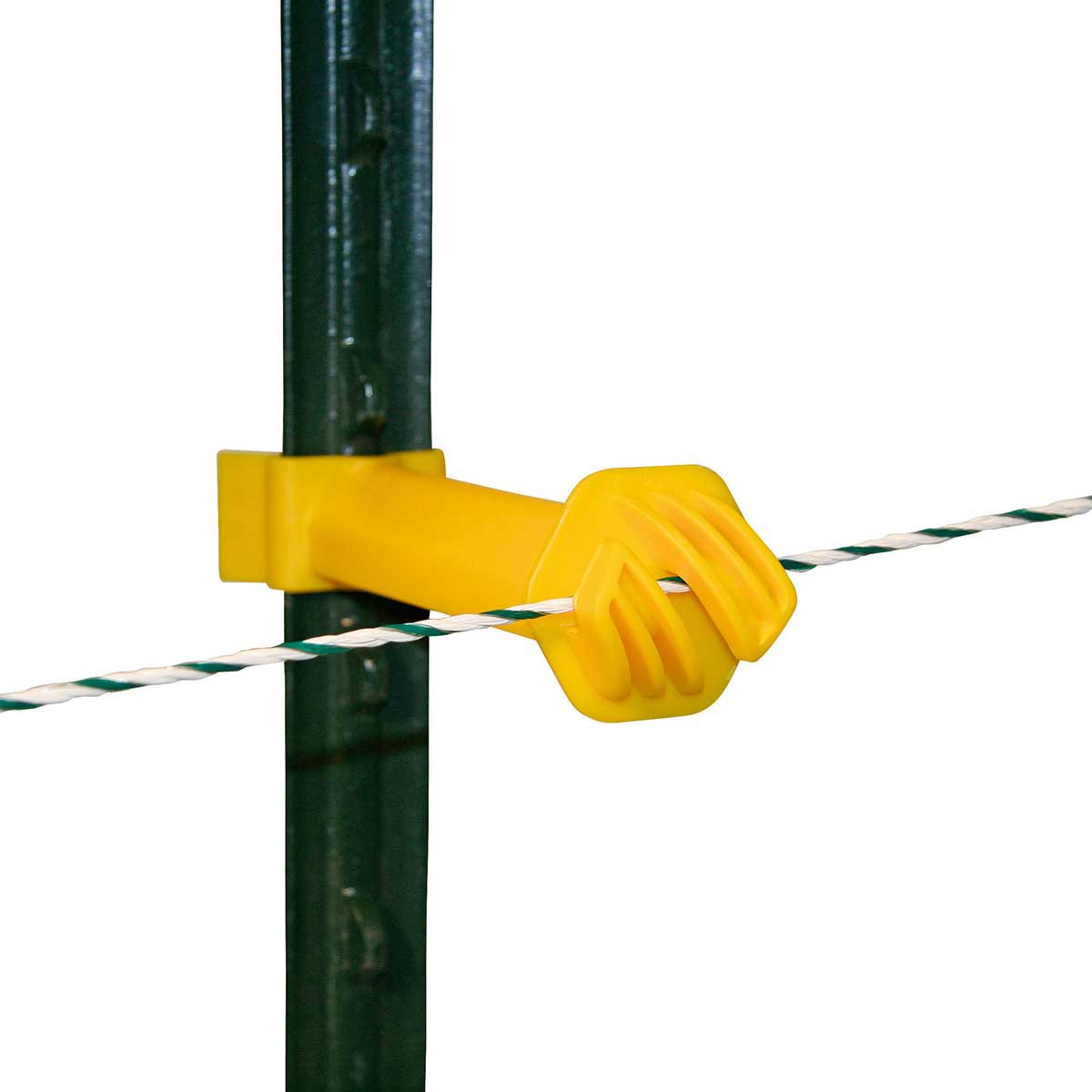 Distance insulator T-post yellow