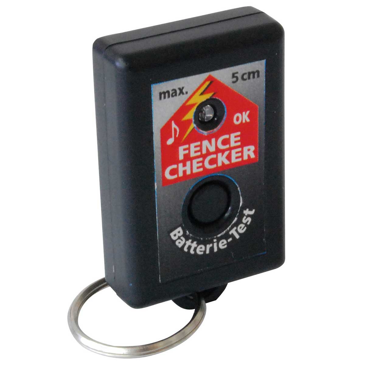 Fence checker visual/audible