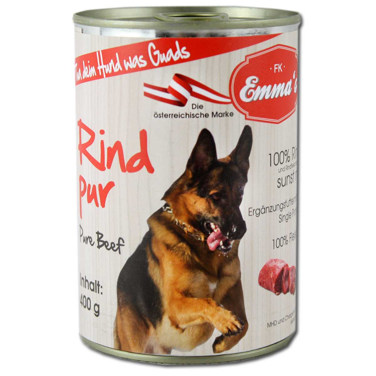 Emmas Dog food Beef pure