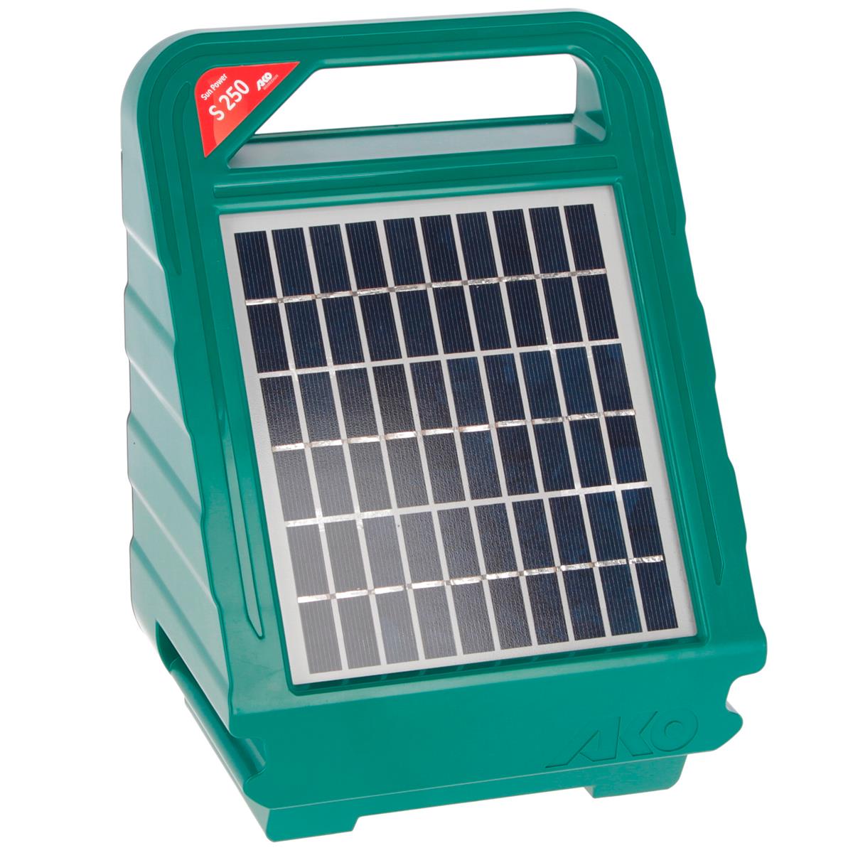 AKO Sun Power S 250 electric fence energiser 3 Watt, 0,40 Joule