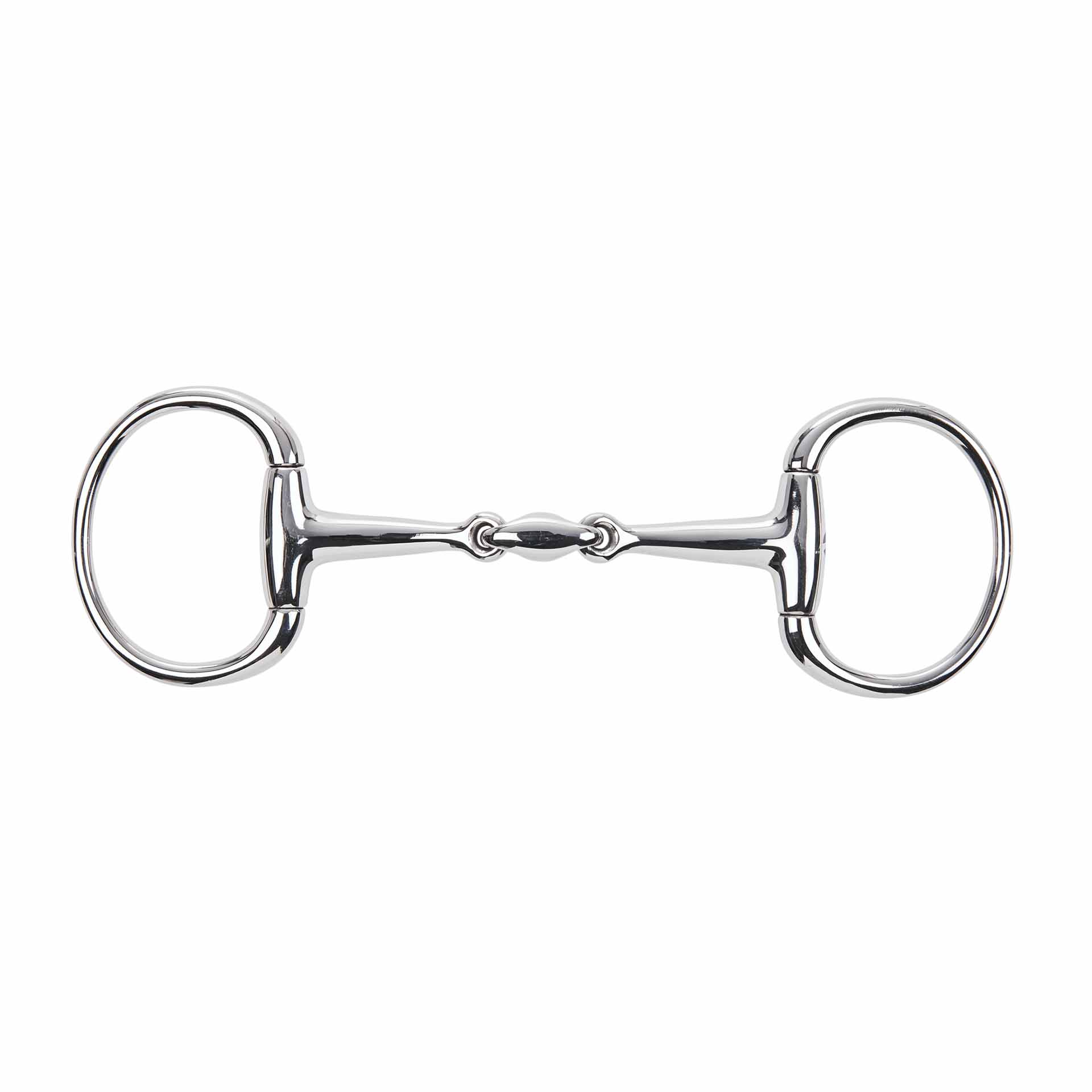 BUSSE Eggbutt Snaffle Bit EDELSTAHL 14 mm, French-Link 10.5 cm/55 mm 