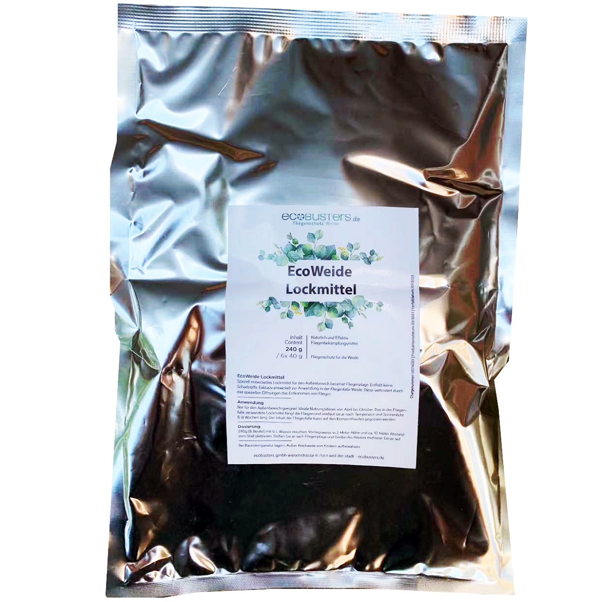 EcoBusters Attractant for Fly Trap 6x 40g