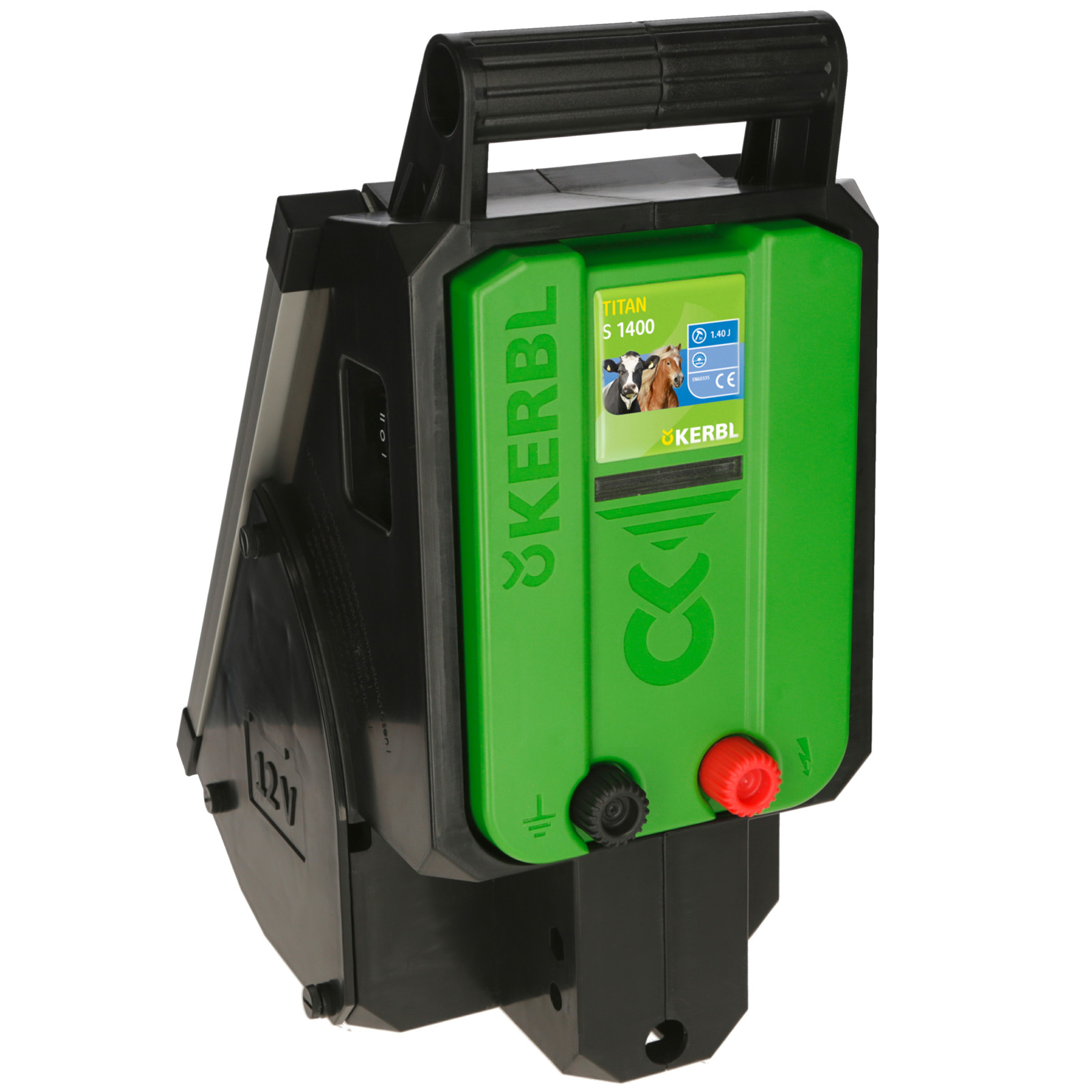 Kerbl TITAN S 1400 Electric fence energiser Solar 12V, 1.4 Joule