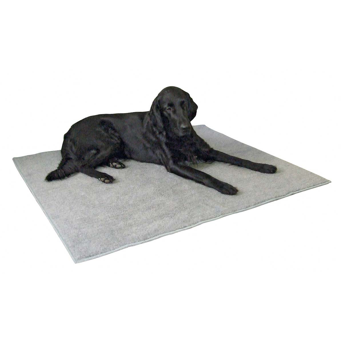 thermo blanket, 125 x 80 cm anti-slip, grey