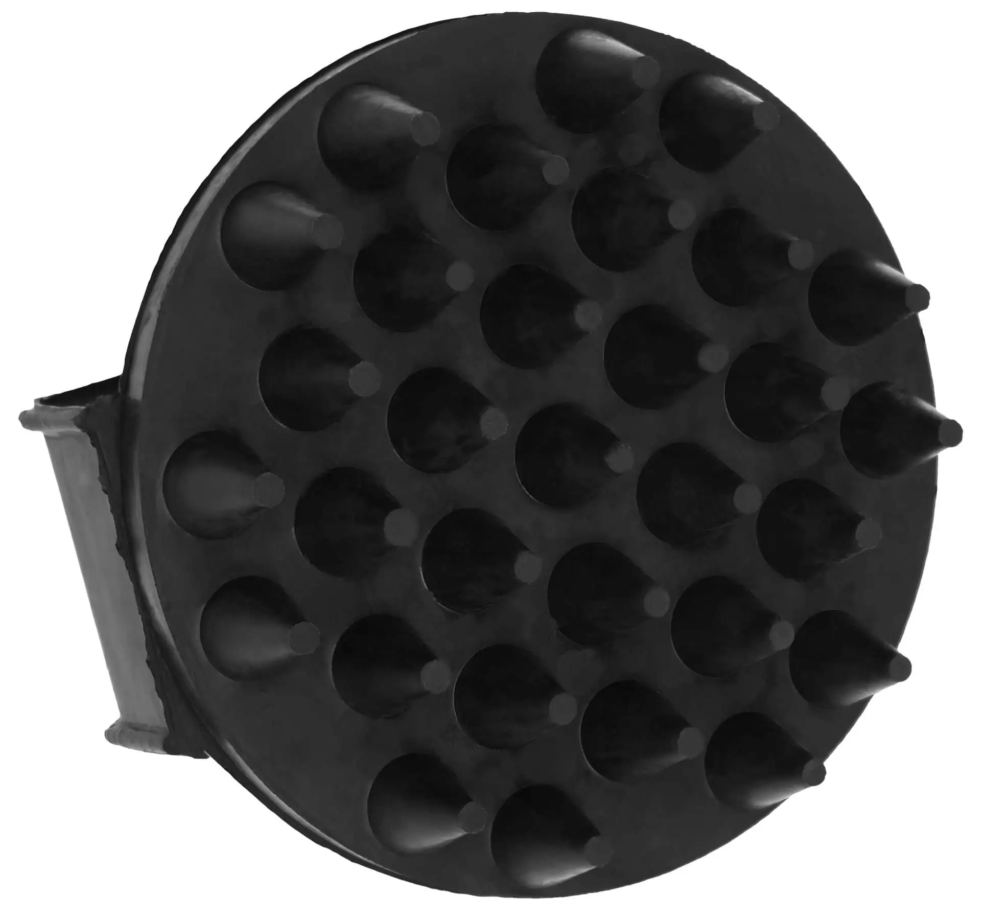 Rubber massage currycomb Ø 11 cm