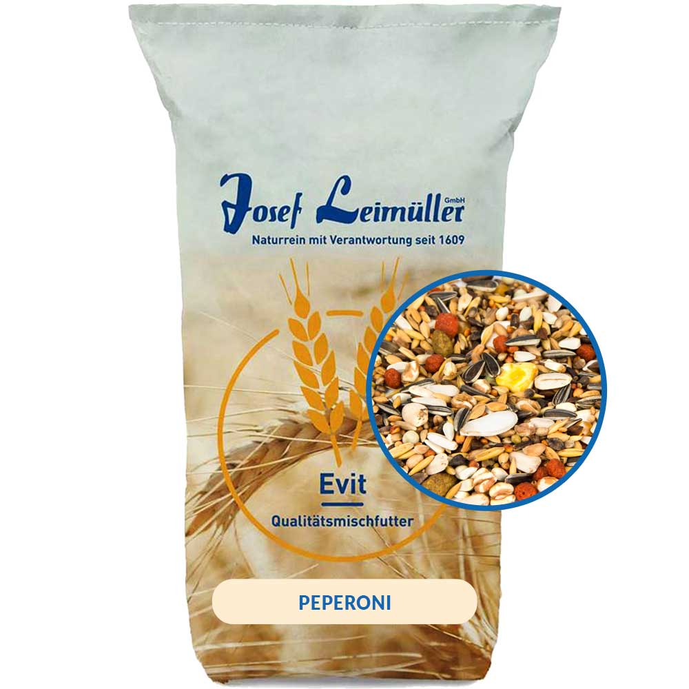 Leimüller Parrot Food with pepperoni