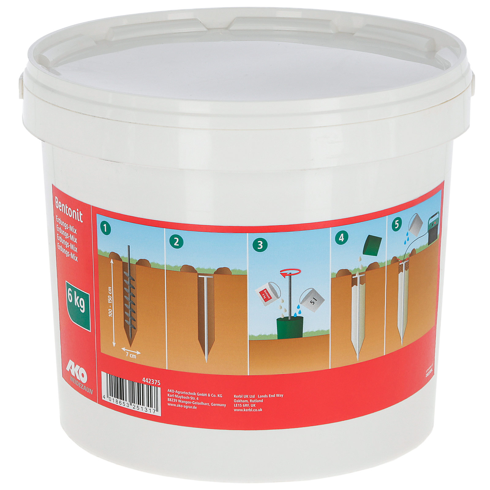 Ako Earthing Mix Betonit 6 kg