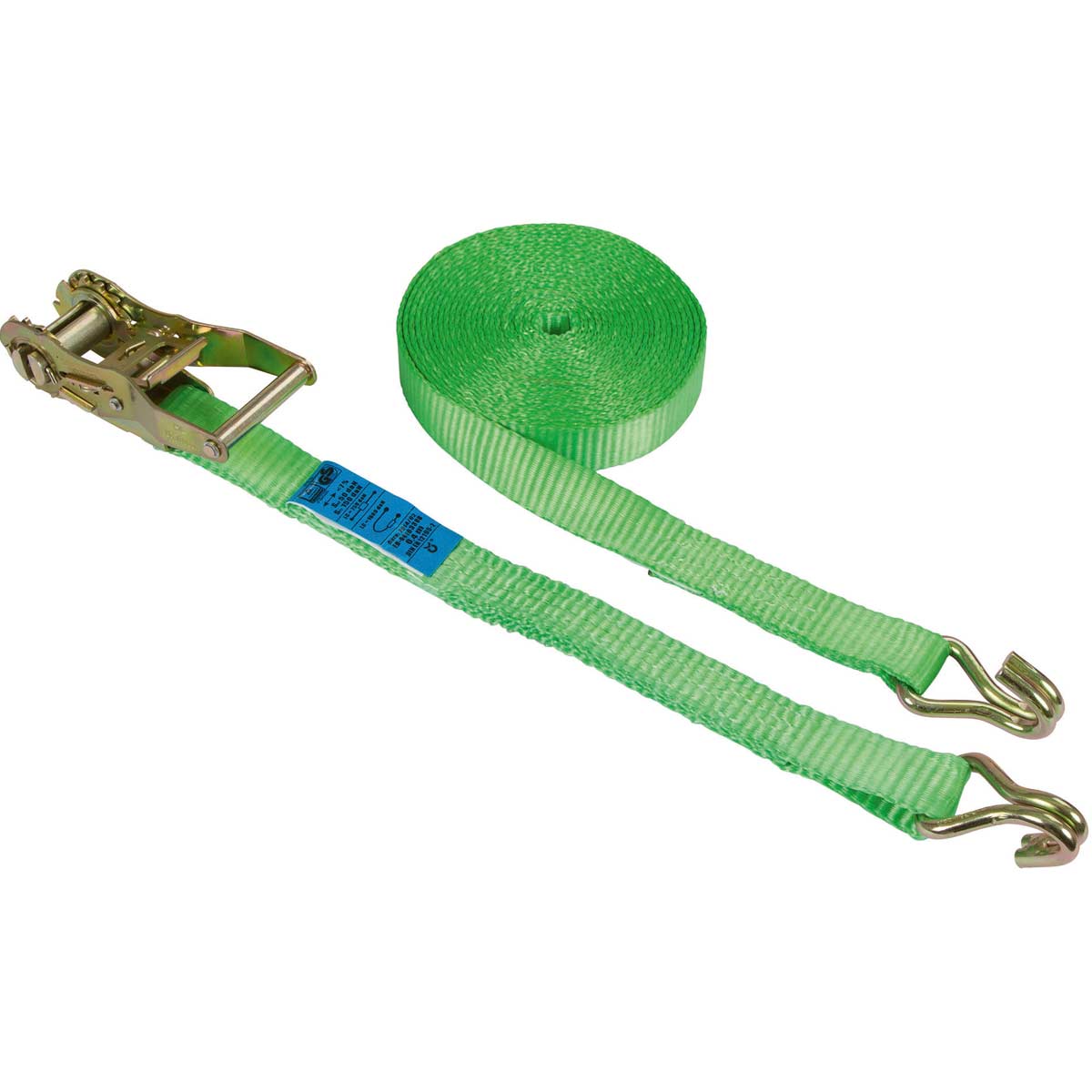 Ratchet lashing strap 2-piece 750kg/1500kg