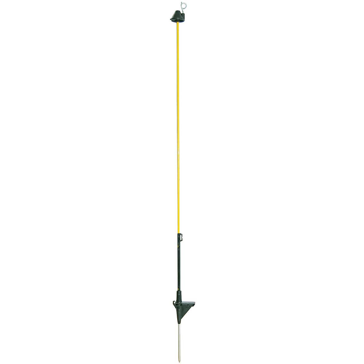 Oval fibreglass post 106 cm yellow