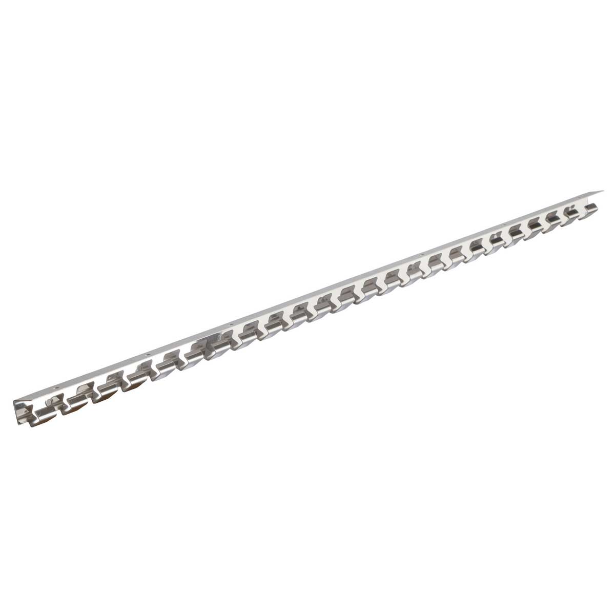 Hook strip stainlesssteel for PVC strip curtain 100 cm