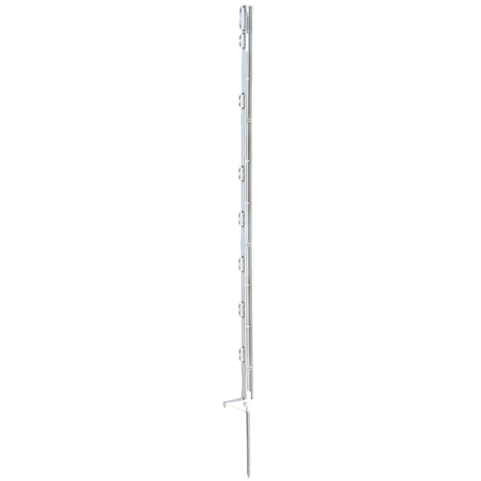 Plastic Post Eco 105 cm, Doublestep, white (5 pcs.)