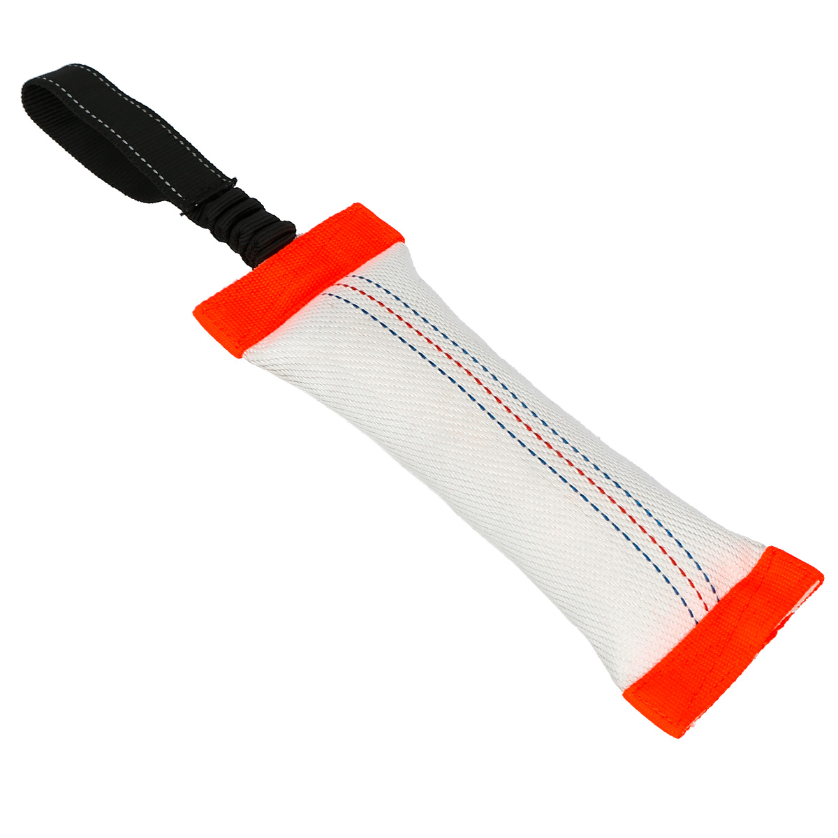 Training dummy with loop, white/orange, 16x6cm