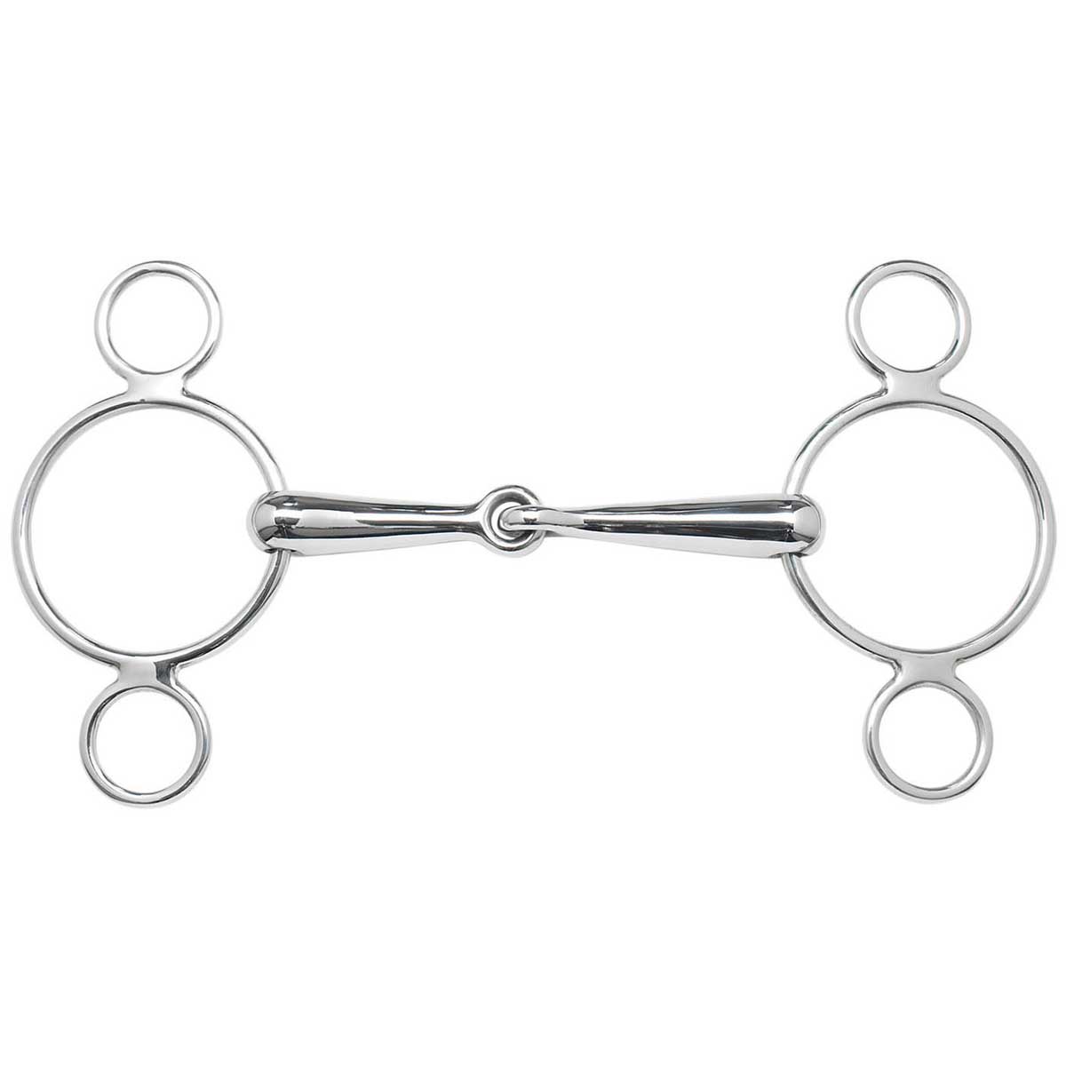 BUSSE 3-Ring-Snaffle EDELSTAHL