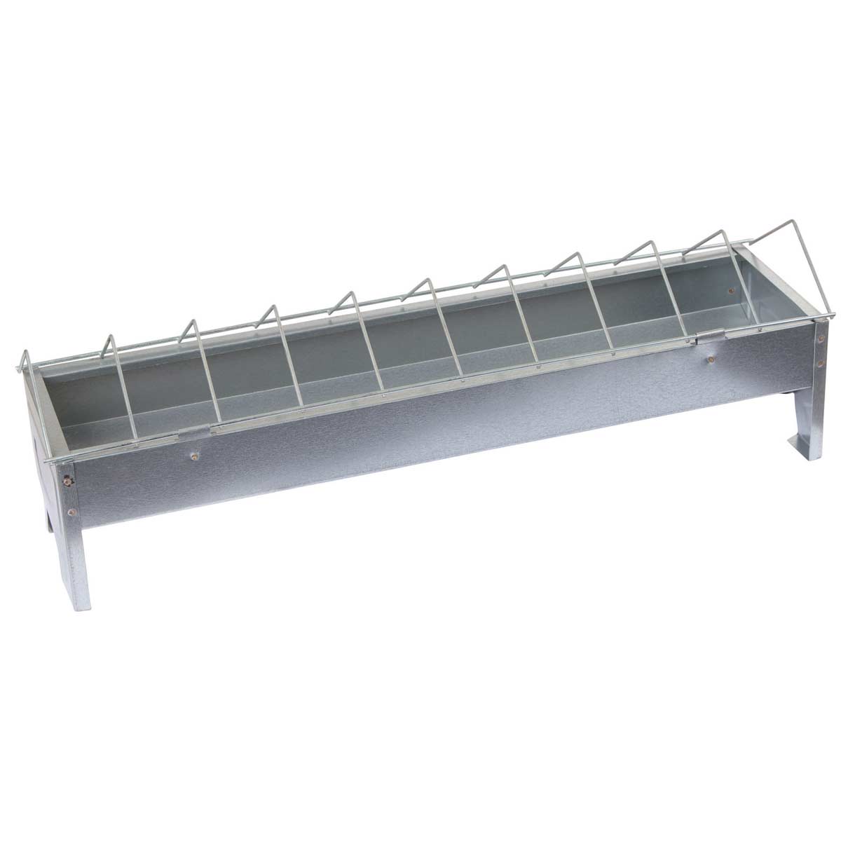 Feeder for hens galvanized