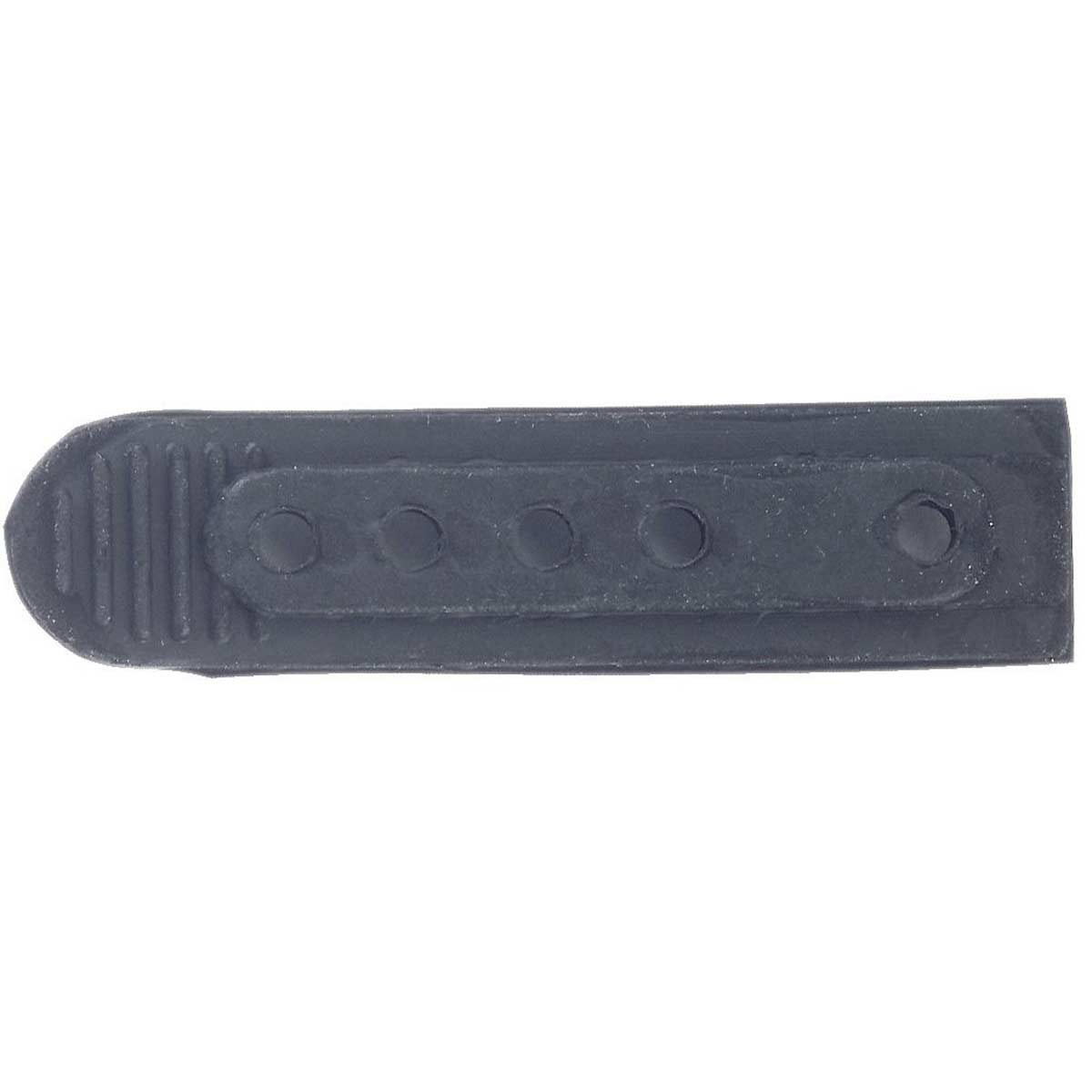 Lower rubber part for cow tail holder