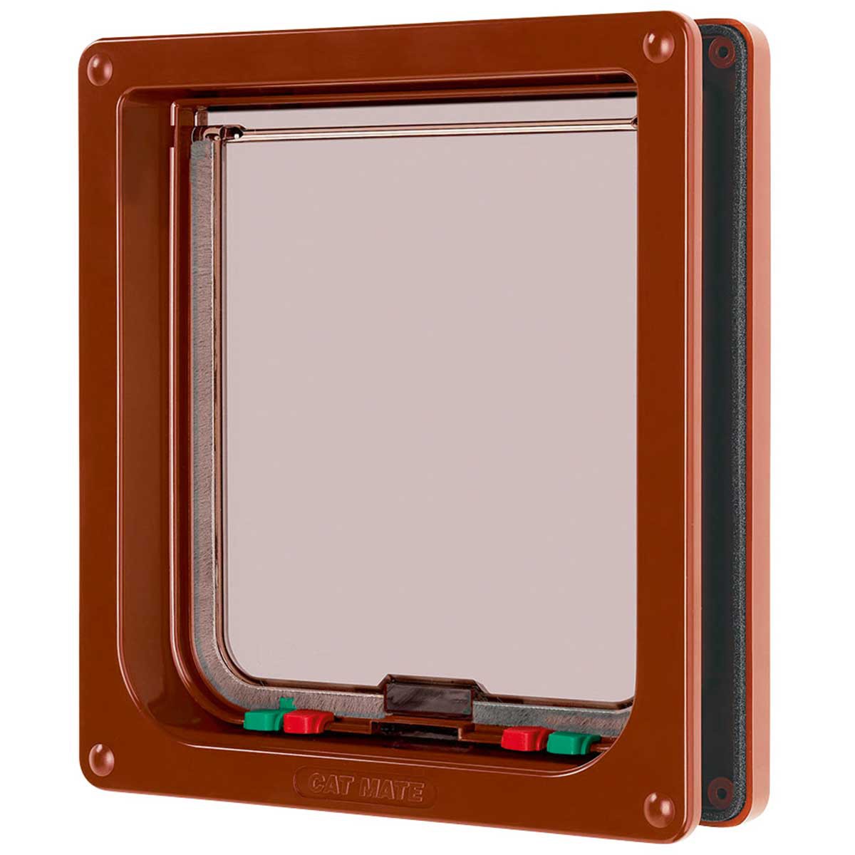 Cat Mate cat flap 221 XL, 4-way, brown