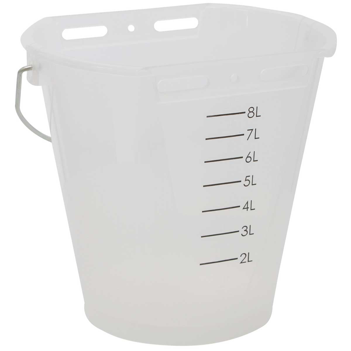 Feeding Bucket transparent with scale