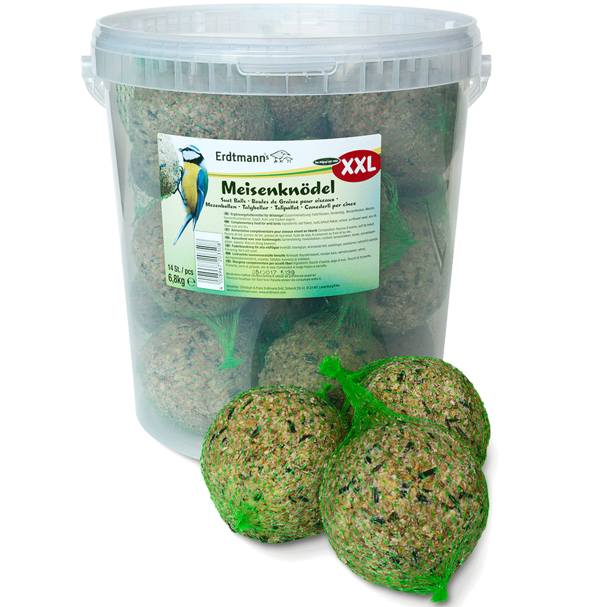 Erdtmanns 14 Bird fat balls XXL