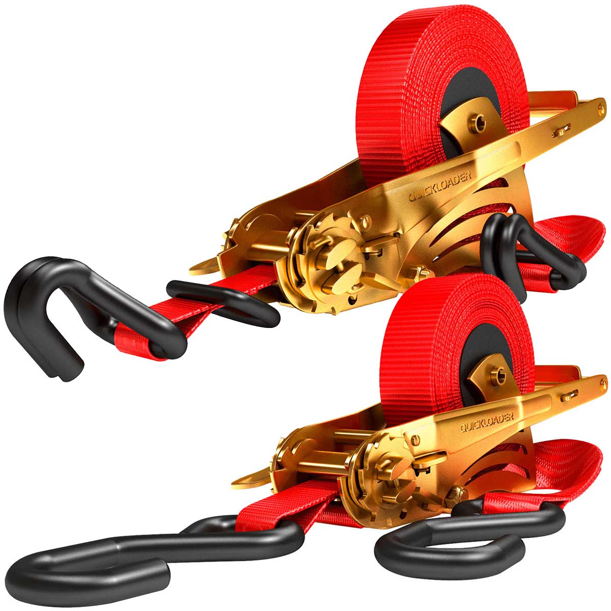 Quickloader auto lashing strap claw hook tiedown
