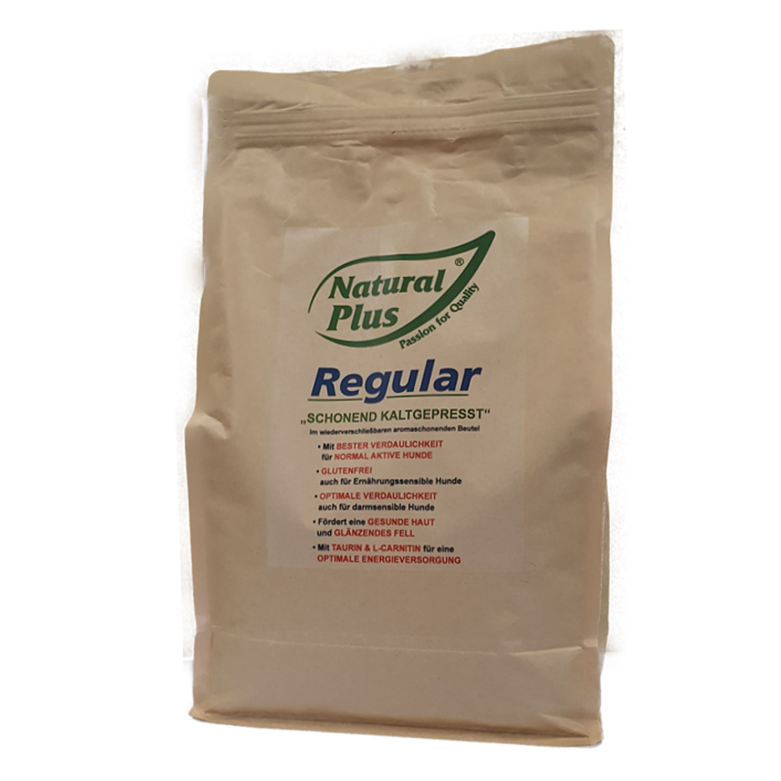 Natural Plus Regular, cold pressed