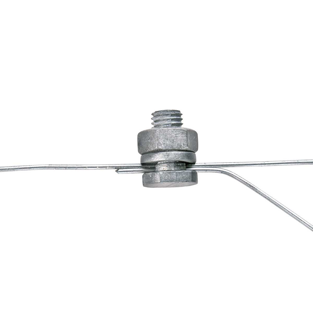Wire connecting clamp galvanized