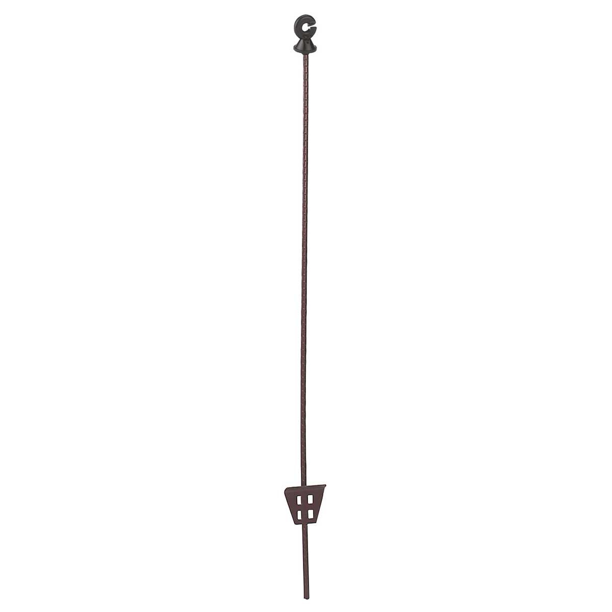 30x Oval Steel Post 106 cm with ring insulator