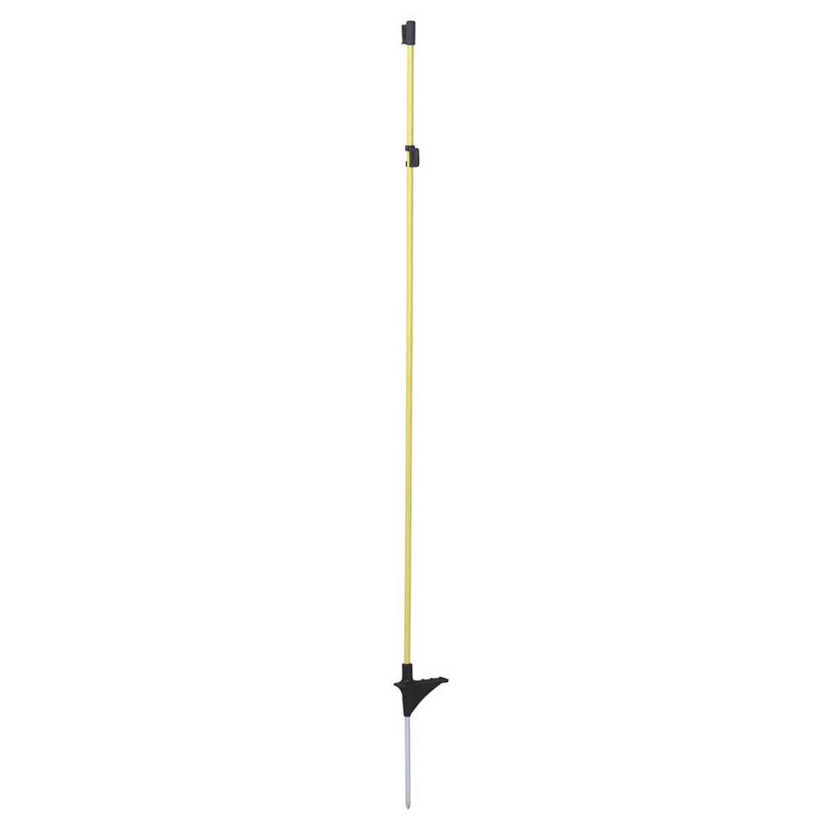 10x Ako oval fiberglass post yellow with metal tip 110 cm