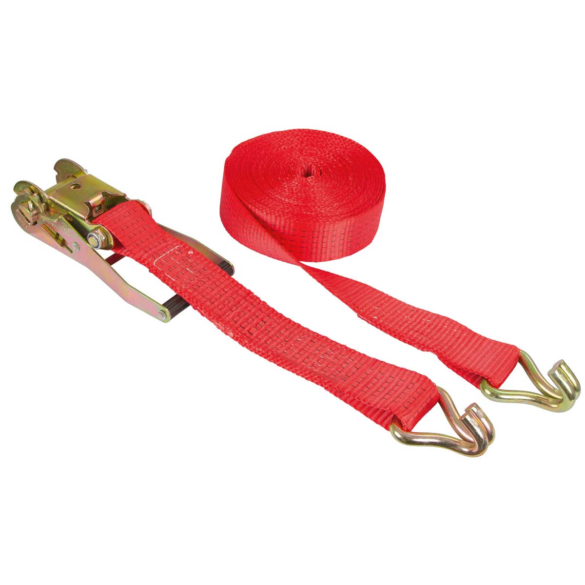 Ratchet lashing strap 2-piece 25t/5t