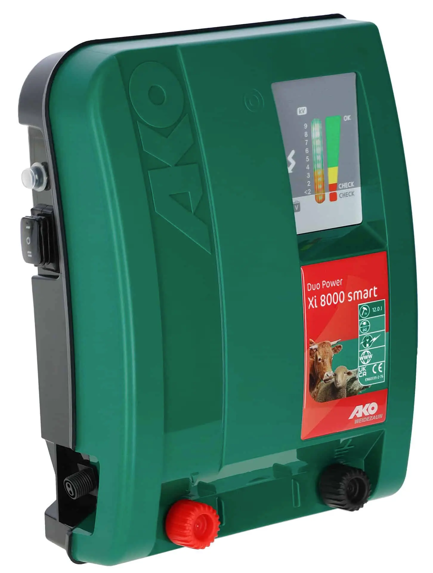 AKO DUO Power Xi8000 Smart 12 V Fence Device, 12 Joule