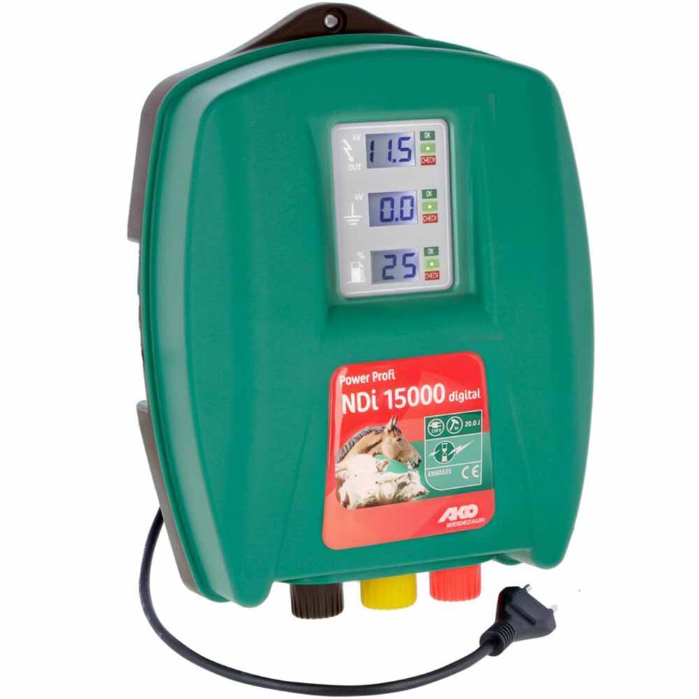 AKO Power Profi NDI 15000 digital electric fence energiser 230V, 20 joules