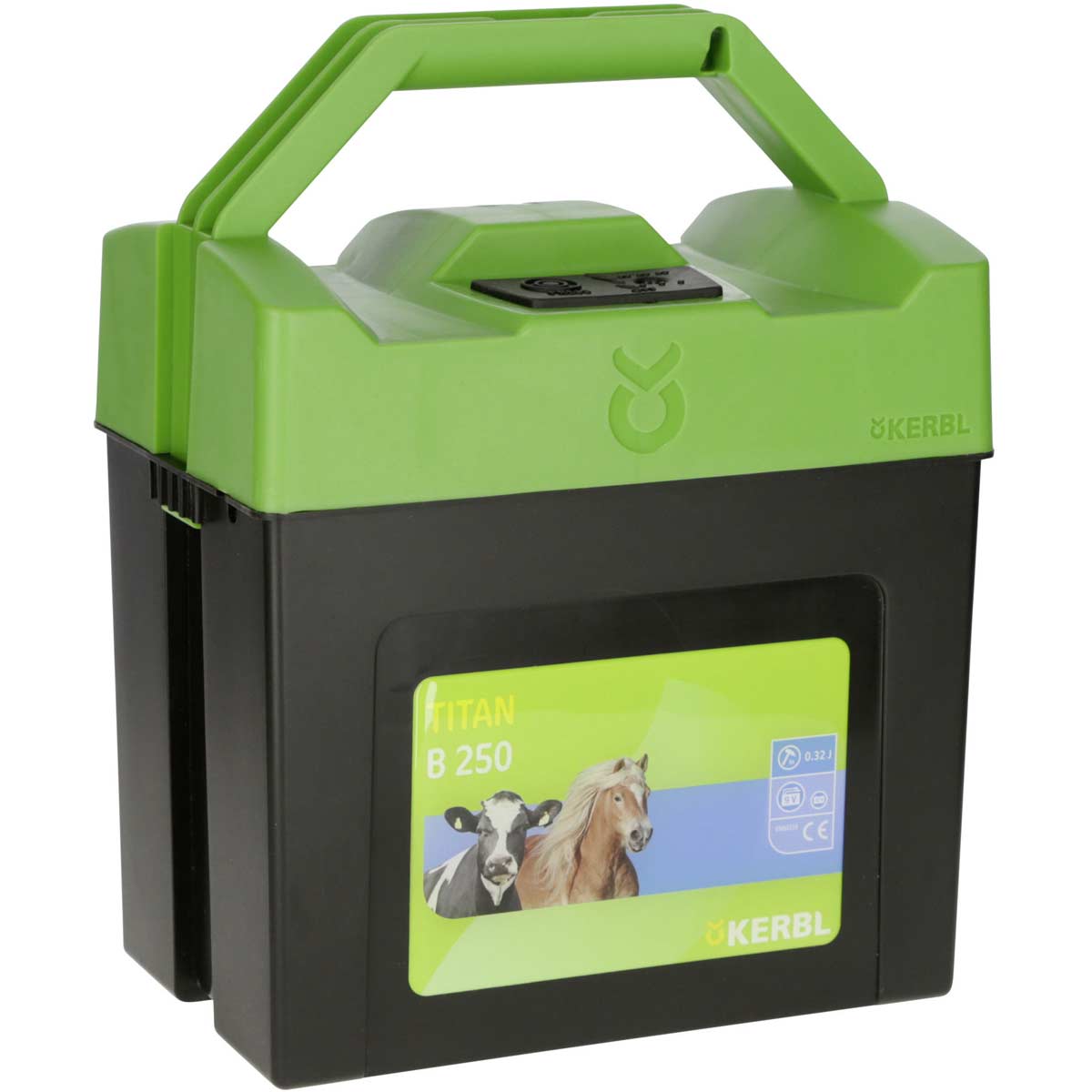Kerbl TITAN B250 electric fence energiser 9V, 0,25 joules