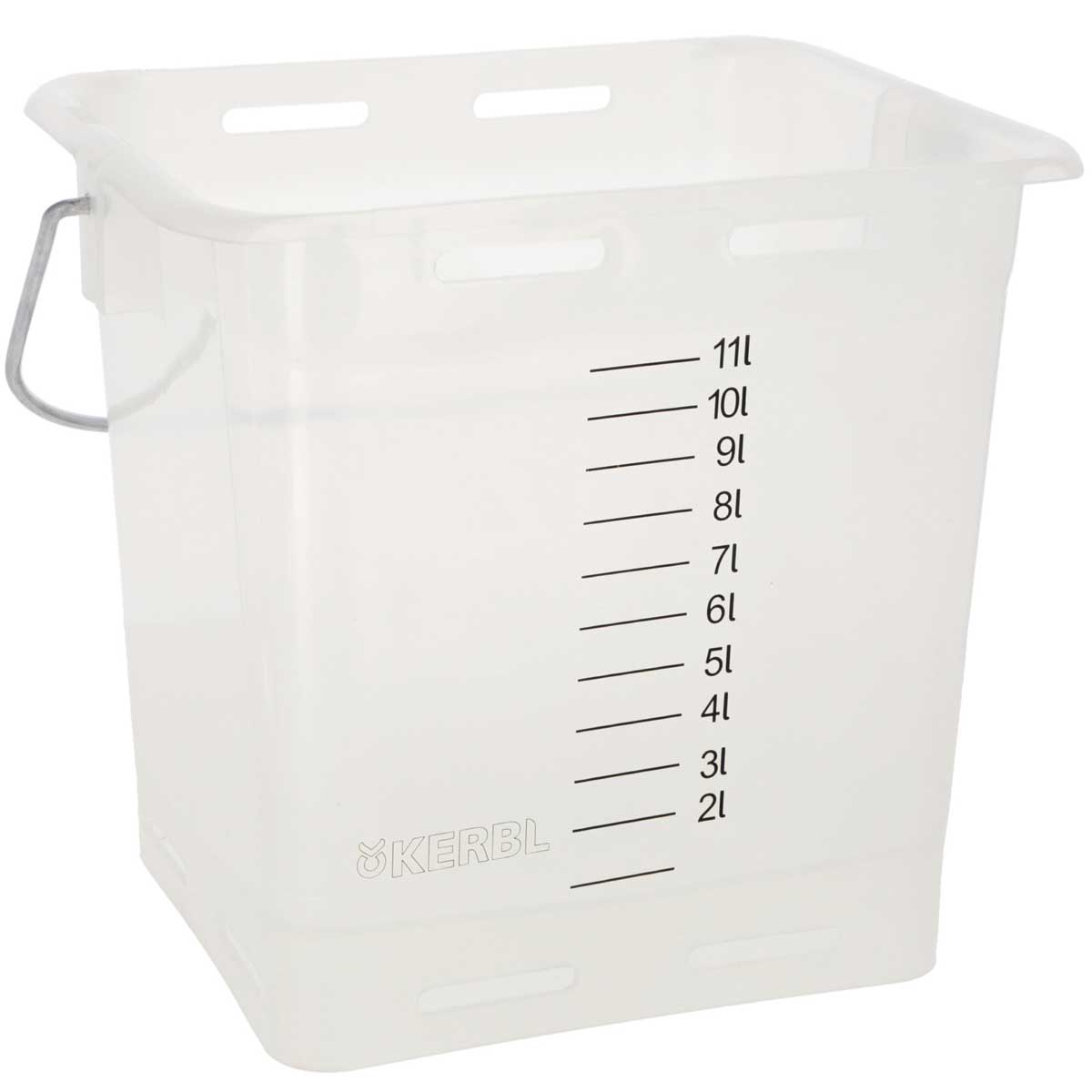 Tränkeeimer transparent mit Skala 13 Liter